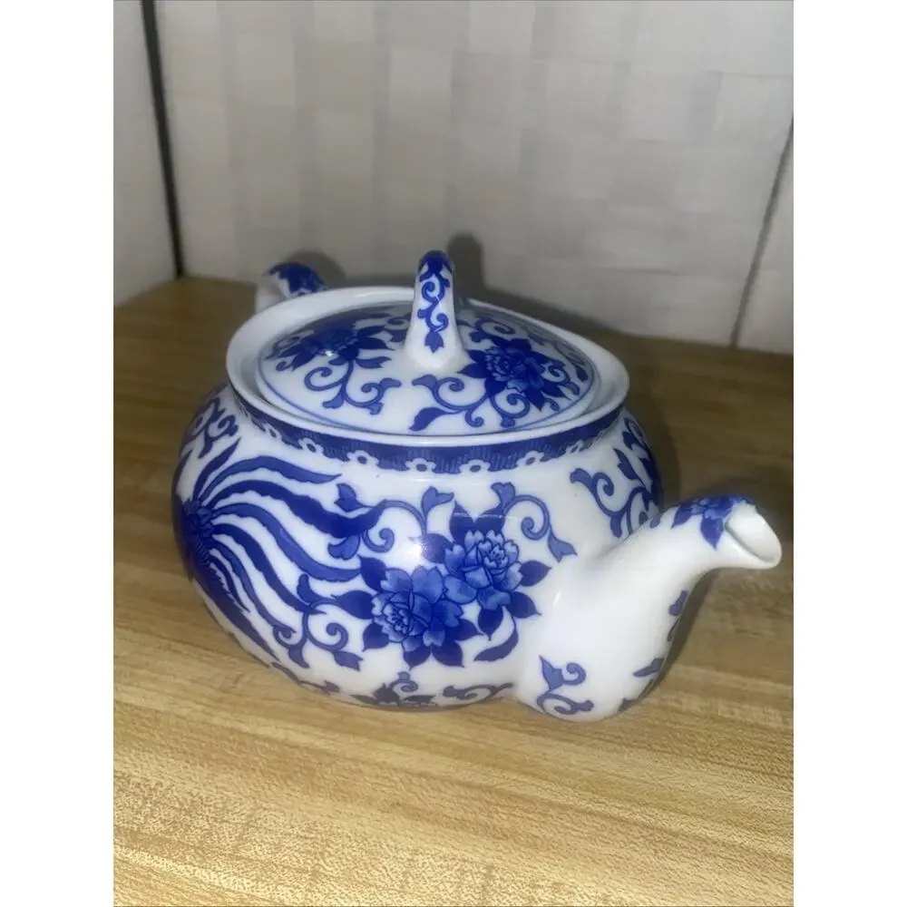 Early 1900s NORITAKE Howo Pattern TEAPOT PHOENIX BIRD Japan Spout Closed Handle